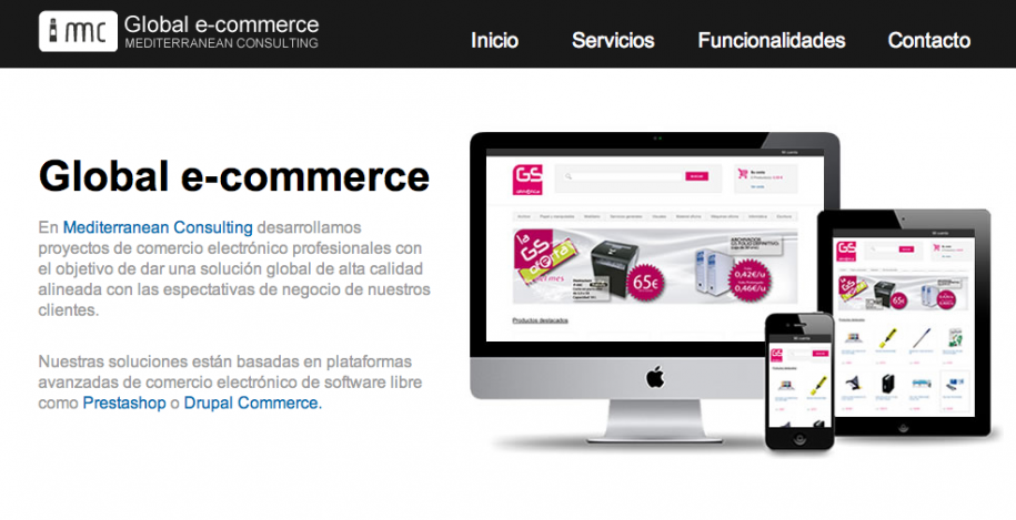 Inauguramos Global e-commerce , una nueva línea de servicios integrales para proyectos profesionales de comercio electrónico.